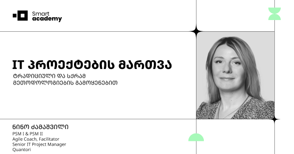 IT პროექტების მართვის კურსი